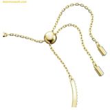  Vòng Tay , Lắc Tay Swarovski Bangle Swan, Medium, Red, Gold Tone Plated 
