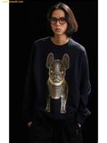  Áo Sweater LifeWork Gold Big Radog Màu Đen 