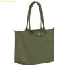  Túi Tote Longchamp Le Pliage Green Tote Bag Size L Forest – Recycled Canvas Xanh Olive 
