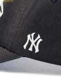  Mũ Lưỡi Trai MLB Vintage Washed Curve Logo Unstructured Ball Cap New York Yankees 3ACPV076N-50BKS Black 