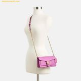  Túi Xách Coach Tabby Chain Clutch CAN56 Hồng 