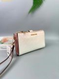  Ví Cầm Tay Michael Kors Jet Set Large Ombré Signature Logo Wristlet Hồng Nhạt 