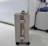  Vali Kéo FILA Ribbed Hard Shell Luggage 22 Inch Ivory Beige 