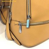  Balo Michael Kors Rhea Medium Pebbled Leather Backpack - Màu Nâu 