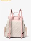  Balo Michael Kors Jet Set Large Logo Backpack 35T1GTTB3B Hồng Logo 
