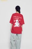  Áo Phông ADLV Snow Bear Short Sleeve T-Shirt Đỏ 