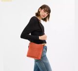  Túi Đeo Vai Coach Bleecker 21 Bucket Bag Russet 
