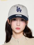  Mũ Lưỡi Trai MLB Signature Stripe Unstructured Ball Cap LA Dodgers 3ACPB255N-07NYS Navy 