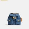Balo Coach Tabby Backpack With Quilting CZ747 Indigo
