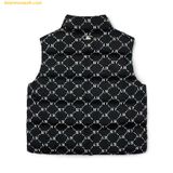  Áo Khoác Phao Ghile MLB Monogram Vest New York Yankees 3ADVM2026-50BKS - Đen 