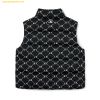  Áo Khoác Phao Ghile MLB Monogram Vest New York Yankees 3ADVM2026-50BKS - Đen 