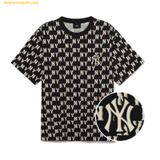  Áo Phông MLB Classic Monogram Full-Panel Pattern Short-Sleeve T-Shirt NY Đen 3ATSM1133-50BKS 