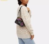  Túi Đeo Chéo Coach Morgan Square Crossbody in Signature Canvas with Rose Print CL415 
