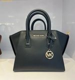  Túi Xách Michael Kors Avril Small Leather Top-Zip Satchel 30H1G4VS5L Đen 
