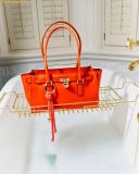  Túi Xách Michael Kors Hamilton Moderne Small Leather Satchel Mimosa 30F5GNXT0L 