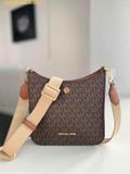  Túi Đeo Chéo Michael Kors Signature Briley Small Messenger Crossbody Brown 35S1G7M1B 