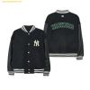  Áo Khoác Bomber MLB Wool Basic Two-tone Varsity Jacket NY (Black) 3AJPV0634-50BKS 
