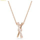  Dây Chuyền Swarovski Hyperbola pendant Mixed cuts, Twist - 5689788, Rose gold 