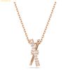  Dây Chuyền Swarovski Hyperbola pendant Mixed cuts, Twist - 5689788, Rose gold 