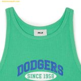  Áo Ba Lỗ MLB Women's Varsity Slim Fit Crop Top with Goggles LA (Yellow Green) 3FTKV0243-07YGS 
