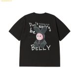  Áo Phông ADLV Rabbit Belly Short Sleeve T-Shirt Đen 