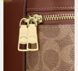  Túi Đeo Chéo Coach Rainer Crossbody Bag 18 In Signature Canvas Brown CEO23 