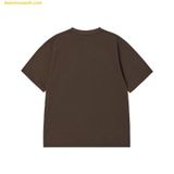  Áo Phông ADLV Stripe Rabbit Short Sleeve T-Shirt Nâu 