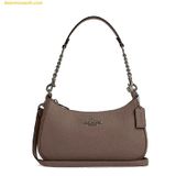  Túi Đeo Vai Coach Teri Shoulder Bag Dark Stone Cv934 Nâu Trơn 