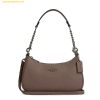 Túi Đeo Vai Coach Teri Shoulder Bag Dark Stone Cv934 Nâu Trơn