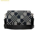  ÁTúi Đeo Chéo MLB Caro Jacquard Crossbody New York Yankees 3ACRM062N-43BKS Màu Đen 