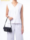  Túi Đeo Chéo TORY BURCH Robinson Spazzolato Leather Shoulder Bag Black 