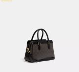  Túi Xách Coach Mini Darcie Carryall Bag In Signature Canvas Brown Black CH174 