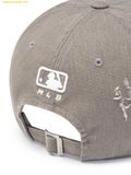  Mũ Lưỡi Trai MLB Damaged Washed Unstructured Ball Cap LA Dodgers Grey 3ACPVV34N-07GRS 
