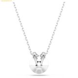  Dây Chuyền Swarovski Bella V pendant Round cut, Blue, Rhodium plated 5734232 