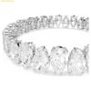 Lắc Tay Swarovski Matrix Tennis bracelet Pear cut, White, Rhodium plated 5598350 