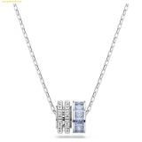  Dây Chuyên, Vòng Cổ SWAROVSKI Connexus pendant Mixed cuts, Love is around, Blue, Rhodium plated 