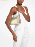  Túi Đeo Chéo Michael Kors Large Jet Set Travel crossbody bag with metallic finish convertible Pale Gold 35S6GTVC3M 