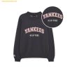 Áo Sweat Len MLB Varsity Sweater NY (Charcoal Grey) 3AKPV0134-50CGS
