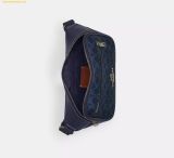  Túi Đeo Chéo Coach Elias Belt Bag In Signature Canvas Midnight Navy CZ400 
