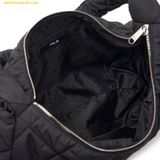  Túi Đeo Chéo Chần Bông MLB Quilted Hobo Bag Large New York Yankees Black 3ABQL0936-50BKS Đen 