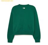  Áo Sweat MLB Women's Varsity Crop Man-to-Man LA (Green) 3FMTV0234-07GNS 