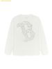 Áo Tay Dài MLB Boston Red Sox Basic Mega Logo Overfit Functional Long Sleeve T-Shirt 3ATSB0554-43IVS Trắng