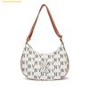  Túi Đeo Vai MLB Classic Monogram Jacquard Large Hobo Bag New York Yankees Cream 3ABQL023N-50CRS 