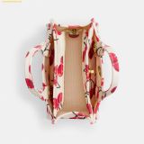  Túi Tote Vuông Coach Cargo Tote Bag 20 With Cherry Print Chalk Multi CZ104 