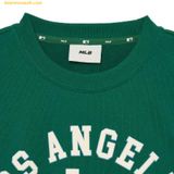  Áo Sweat MLB Women's Varsity Crop Man-to-Man LA (Green) 3FMTV0234-07GNS 