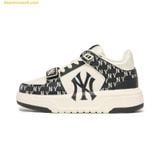  Giày Thể Thao MLB Cổ Cao Chunky Liner Mid Classic Monogram New York Yankees Black 3ASXLM13N-50BKS 