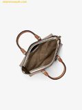  Túi Đeo Chéo Michael Kors Arden Small Color-Block Signature Logo Messenger Bag Camel Mlt 