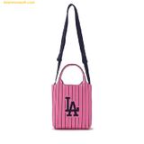  Túi Đeo Chéo MLB Basic Big Logo Knit Crossbody LA Dodgers 3ACRS034N-07PKS Màu Hồng 