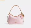 Túi Xách Coach Laurel Shoulder Bag In Signature Canvas With Charms Powder Pink CEL12