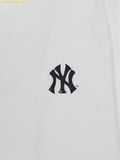  Áo Phông MLB Basic Street Back Letter Oversized Short Sleeve T-shirt New York Yankees 3ATSB1063-50WHS White 